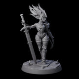 Calm Troll Pin-up Miniature for Dungeons and Dragons, Pathfinder or other TTRPGs
