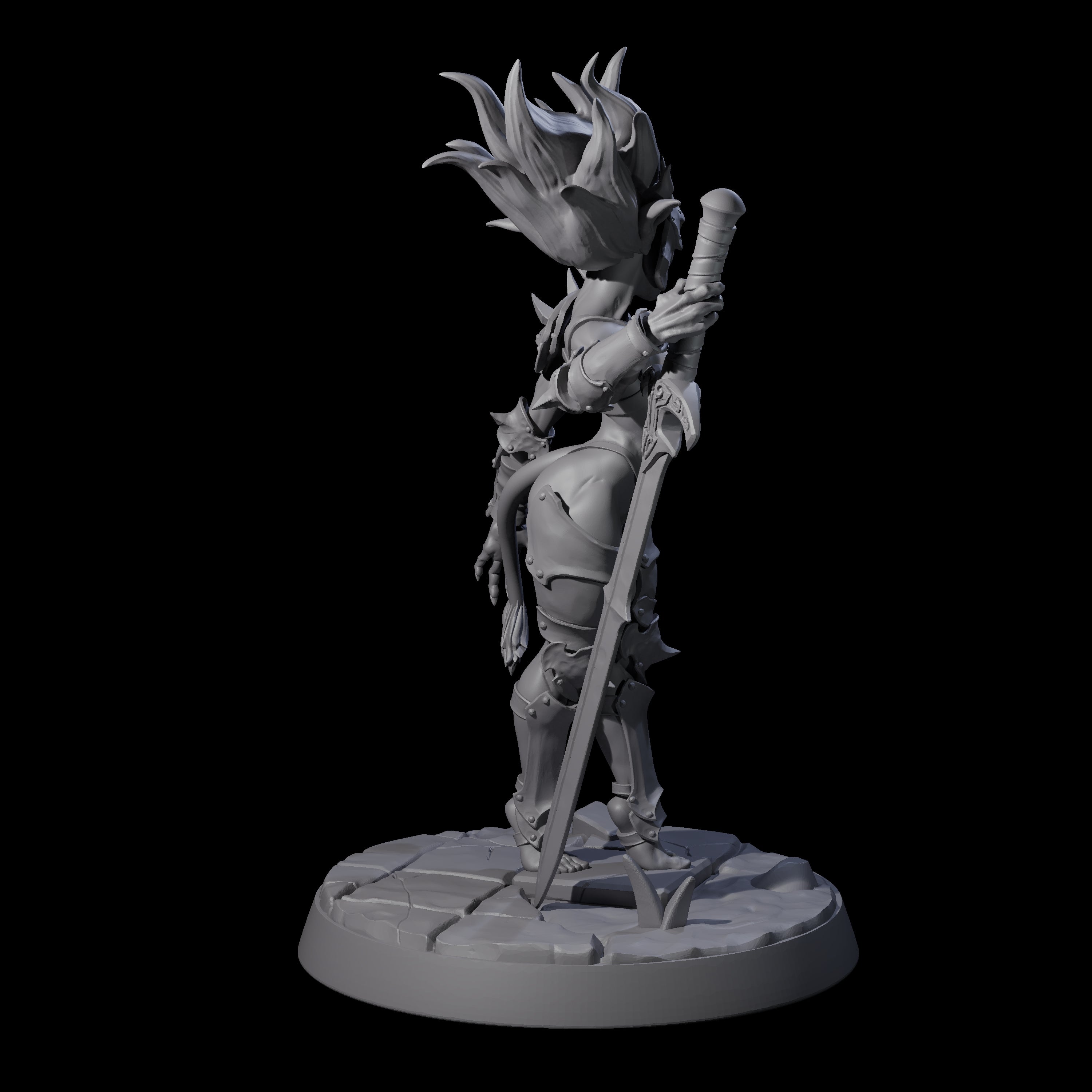 Calm Troll Pin-up Miniature for Dungeons and Dragons, Pathfinder or other TTRPGs