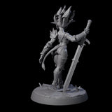 Calm Troll Pin-up Miniature for Dungeons and Dragons, Pathfinder or other TTRPGs