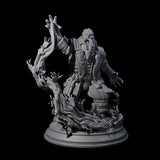 Canny Dwarven Sorcerer Miniature for Dungeons and Dragons, Pathfinder or other TTRPGs