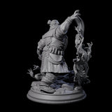 Canny Dwarven Sorcerer Miniature for Dungeons and Dragons, Pathfinder or other TTRPGs