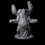 Canon Filled Ratfolk Cannoneer Miniature for Dungeons and Dragons, Pathfinder or other TTRPGs