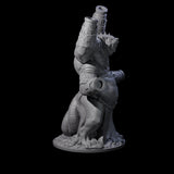 Canon Filled Ratfolk Cannoneer Miniature for Dungeons and Dragons, Pathfinder or other TTRPGs