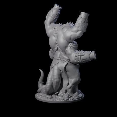 Canon Filled Ratfolk Cannoneer Miniature for Dungeons and Dragons, Pathfinder or other TTRPGs