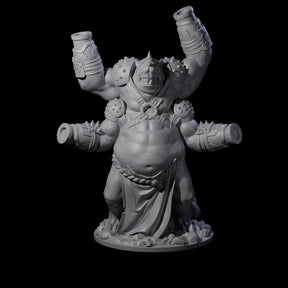 Canon Filled Ratfolk Cannoneer Miniature for Dungeons and Dragons, Pathfinder or other TTRPGs