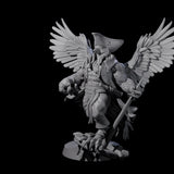 Captain Jacked Sparrow Miniature for Dungeons and Dragons, Pathfinder or other TTRPGs