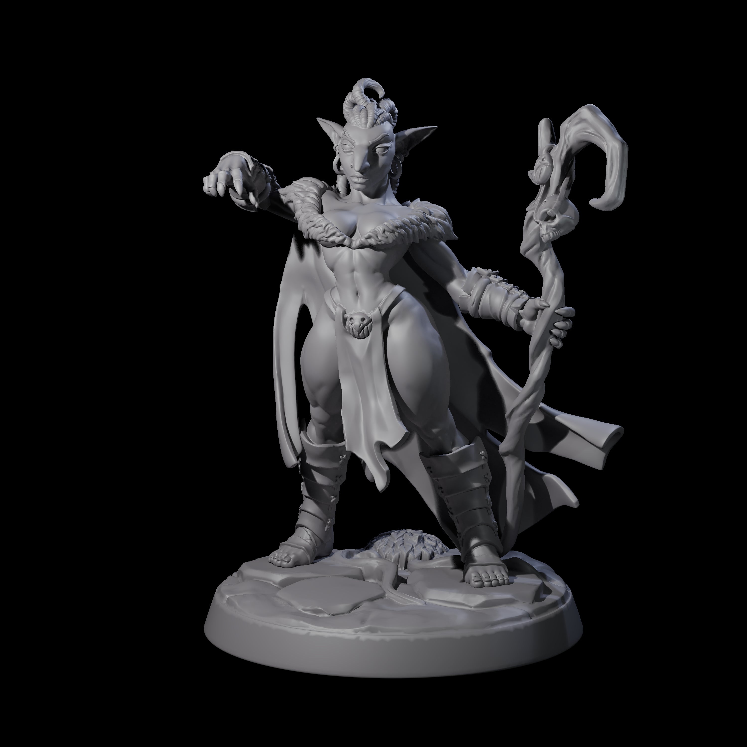 Captivating Hobgoblin Pinup Miniature for Dungeons and Dragons, Pathfinder or other TTRPGs
