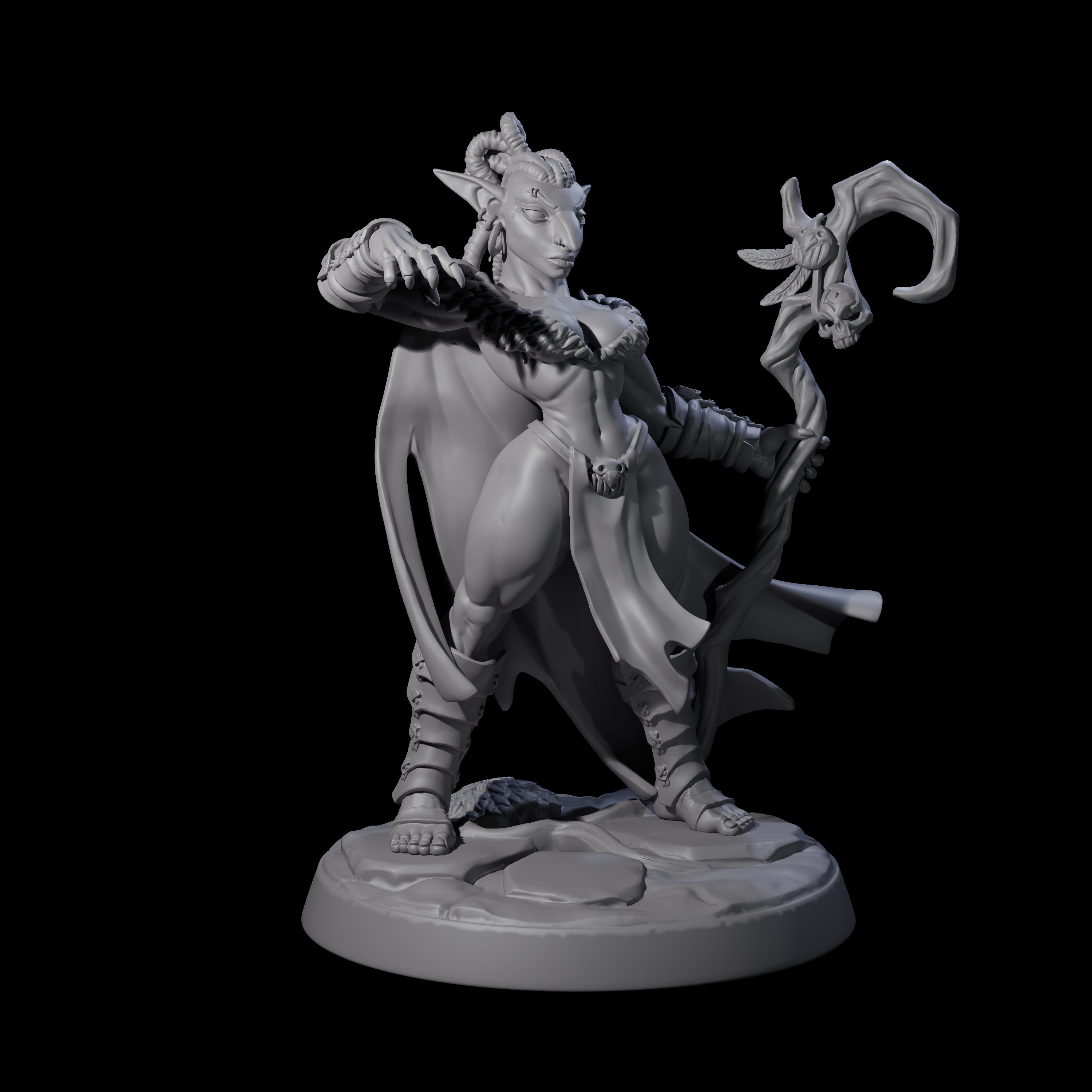 Captivating Hobgoblin Pinup Miniature for Dungeons and Dragons, Pathfinder or other TTRPGs