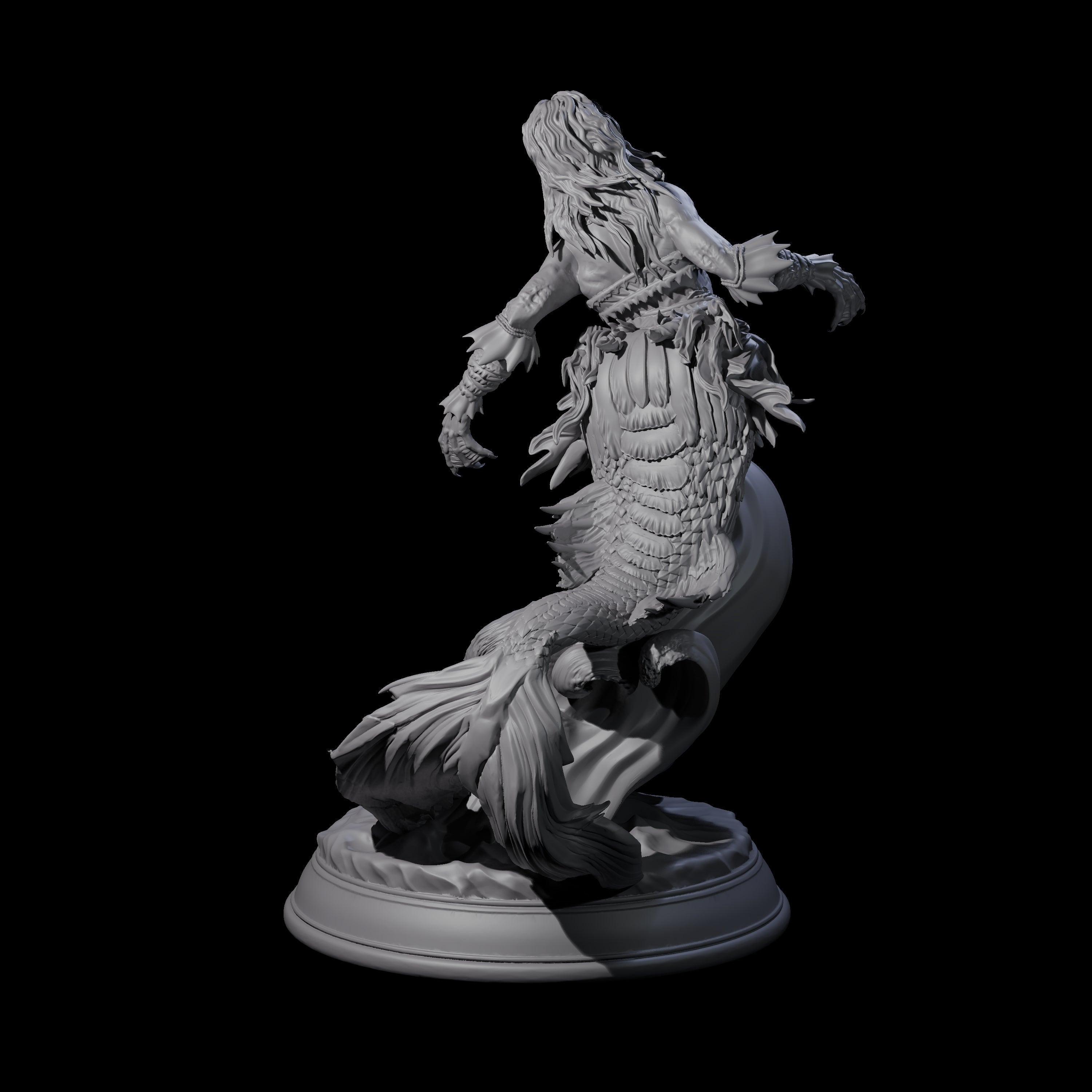 Captivating Siren Miniature for Dungeons and Dragons, Pathfinder or other TTRPGs