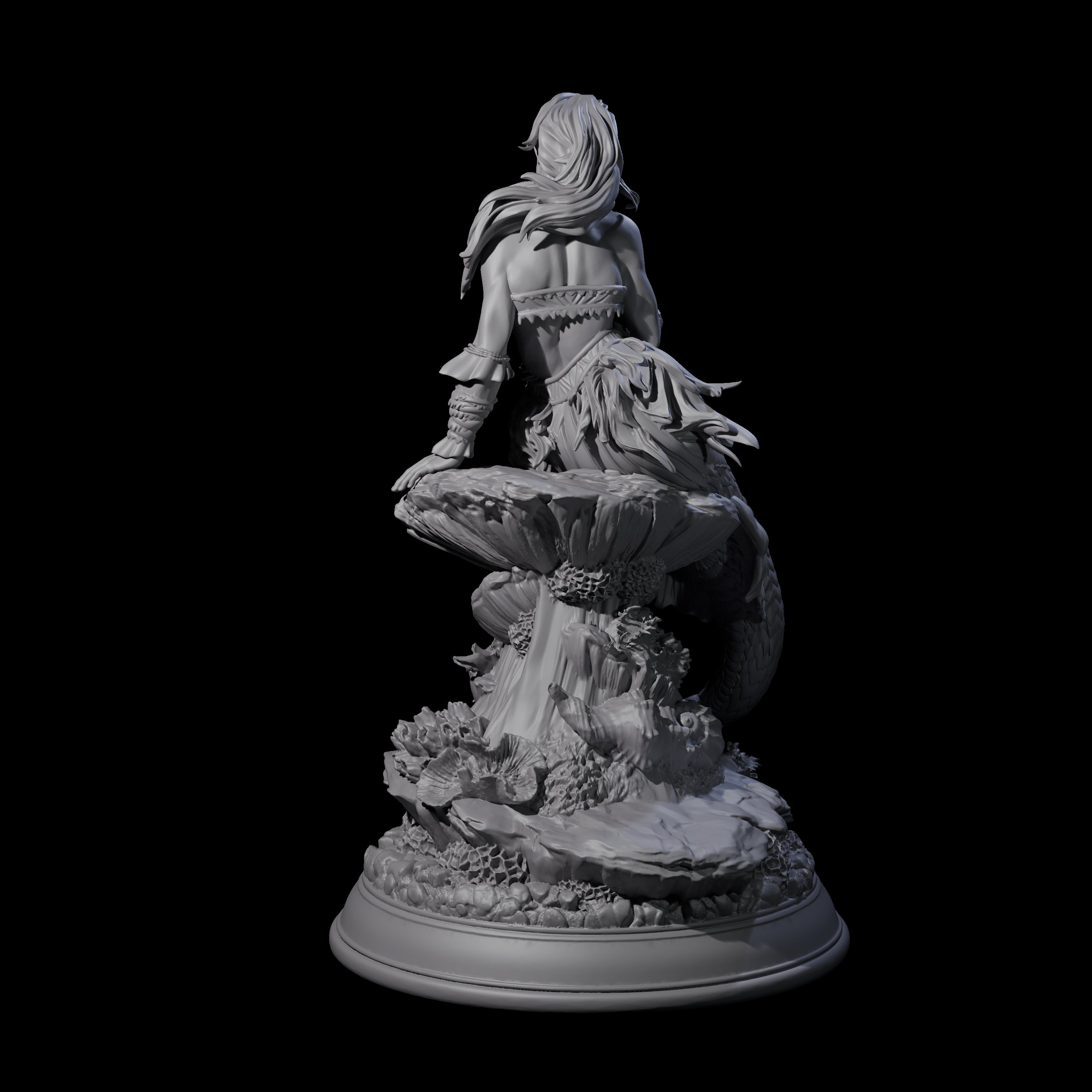 Captivating Siren Miniature for Dungeons and Dragons, Pathfinder or other TTRPGs