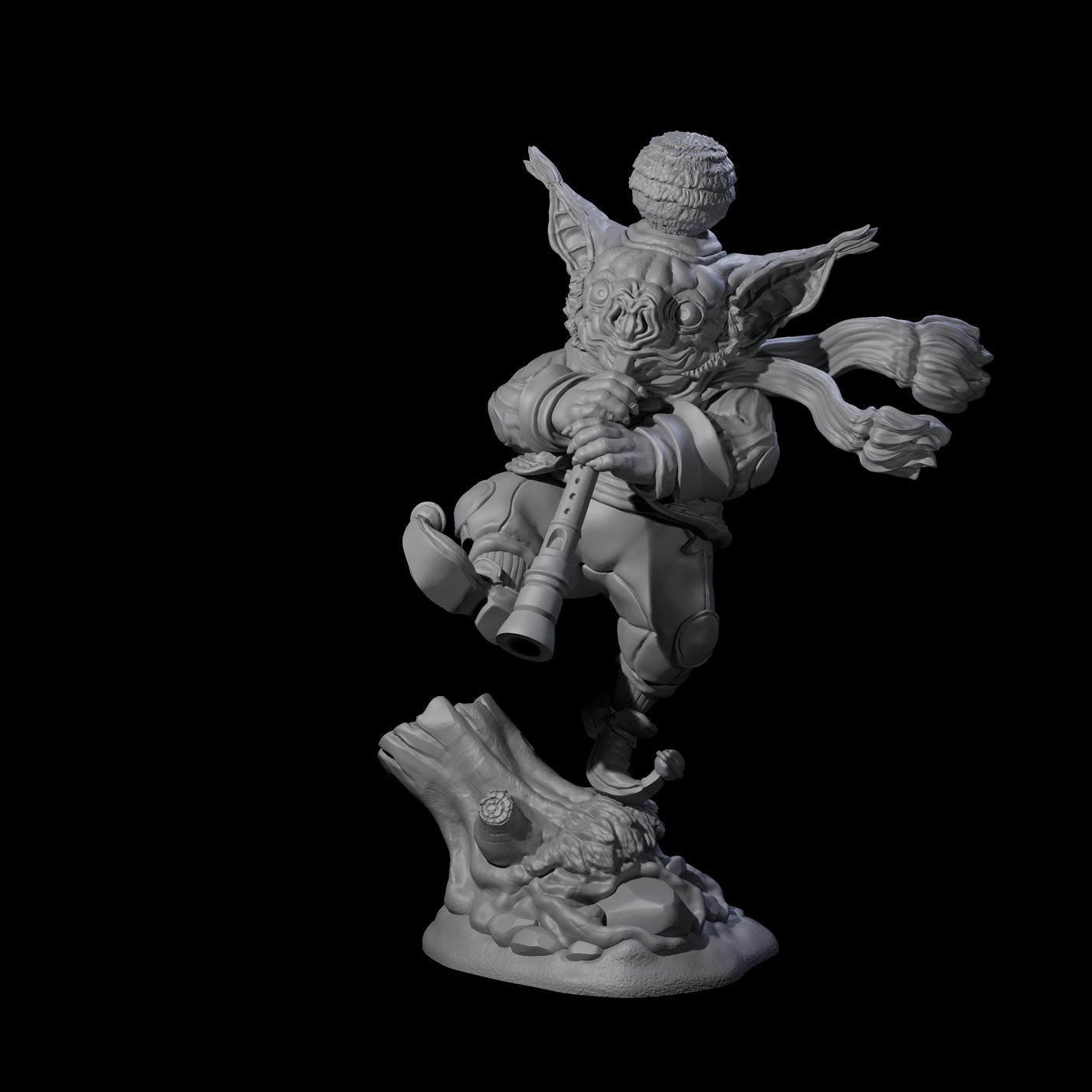 Captivating Woodgrue Miniature for Dungeons and Dragons, Pathfinder or other TTRPGs