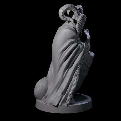 Capturing Krampus Miniature for Dungeons and Dragons, Pathfinder or other TTRPGs