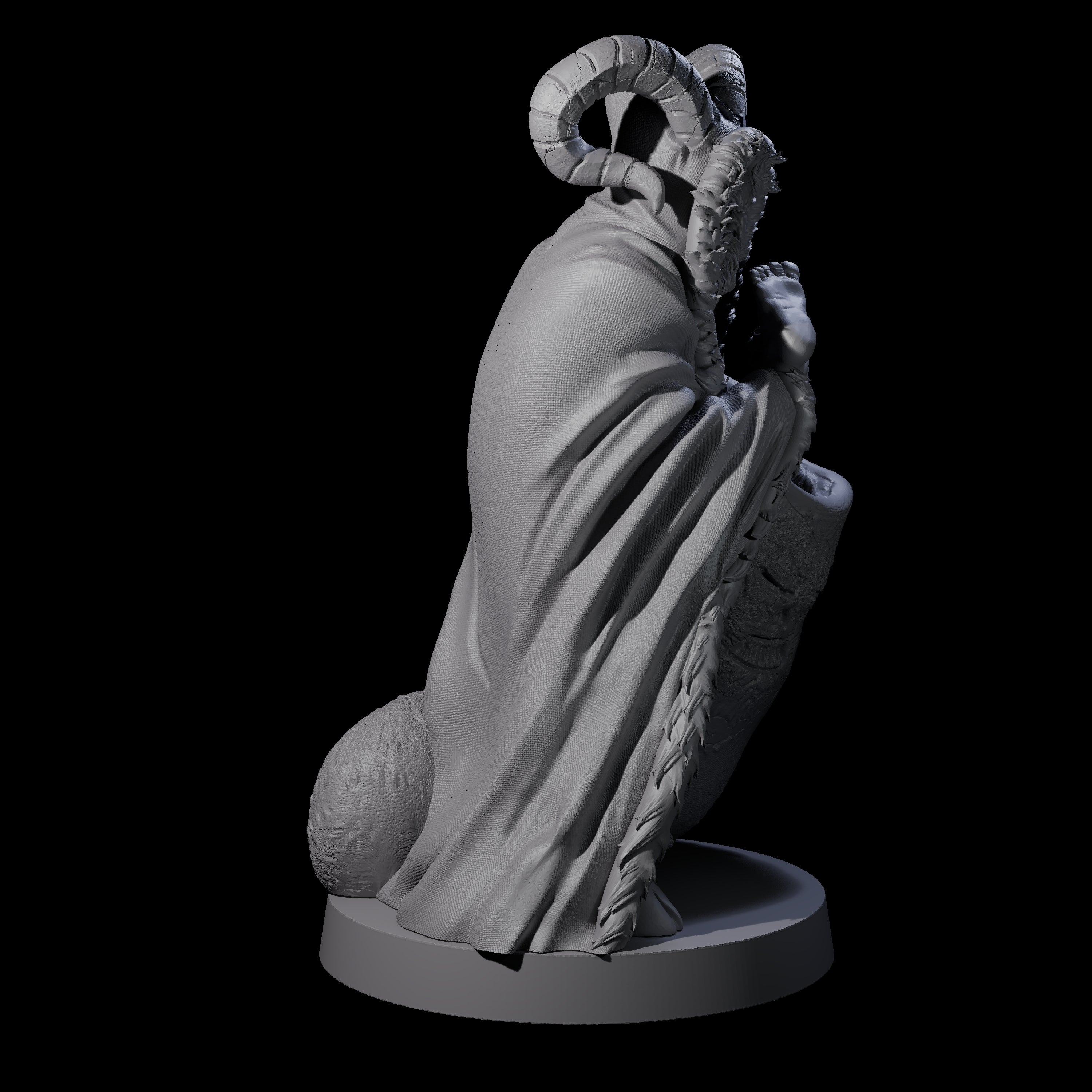 Capturing Krampus Miniature for Dungeons and Dragons, Pathfinder or other TTRPGs