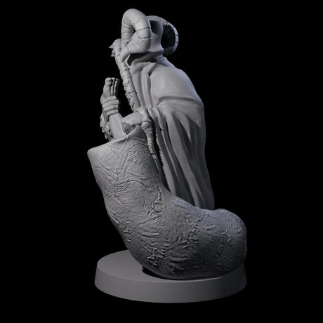 Capturing Krampus Miniature for Dungeons and Dragons, Pathfinder or other TTRPGs