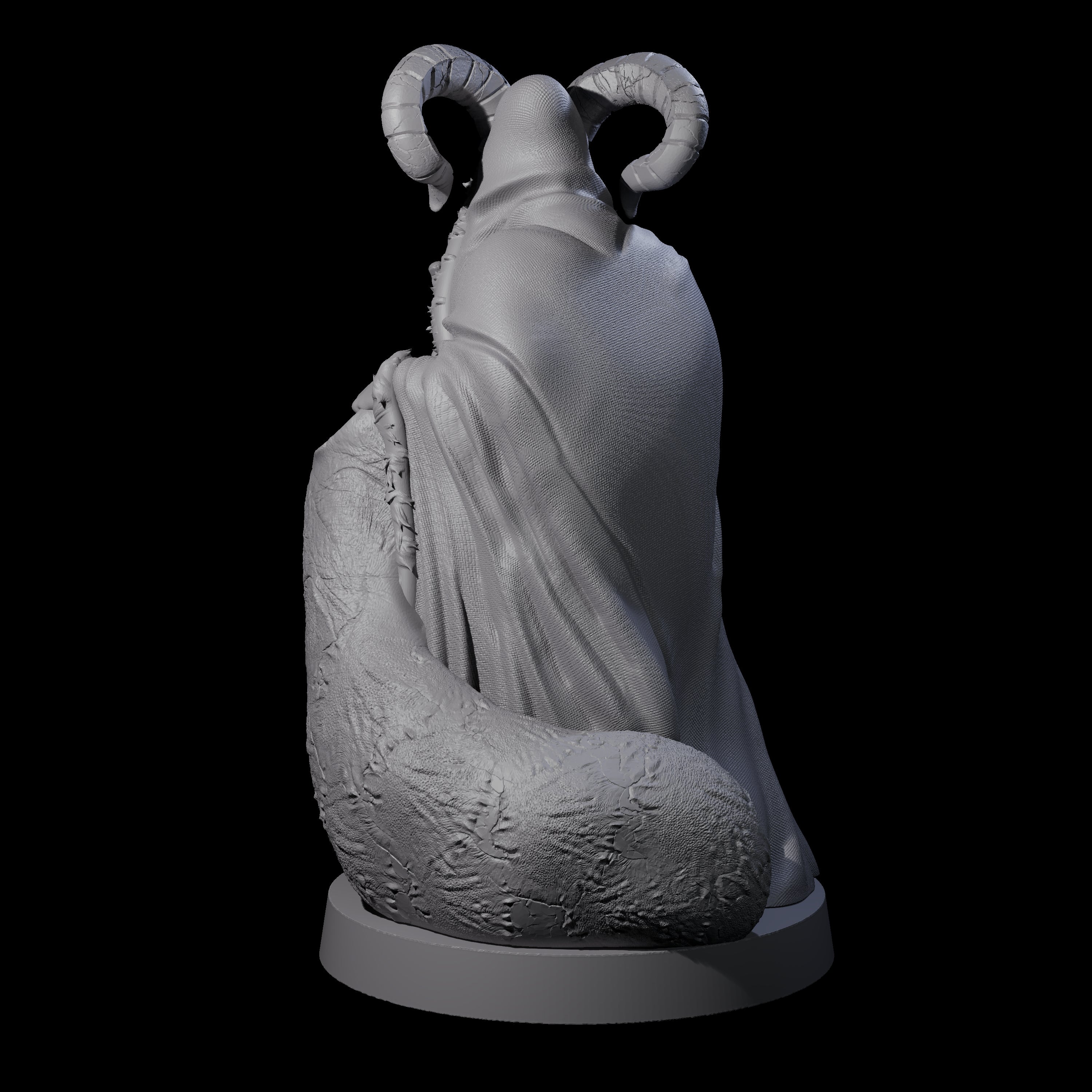 Capturing Krampus Miniature for Dungeons and Dragons, Pathfinder or other TTRPGs