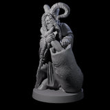 Capturing Krampus Miniature for Dungeons and Dragons, Pathfinder or other TTRPGs