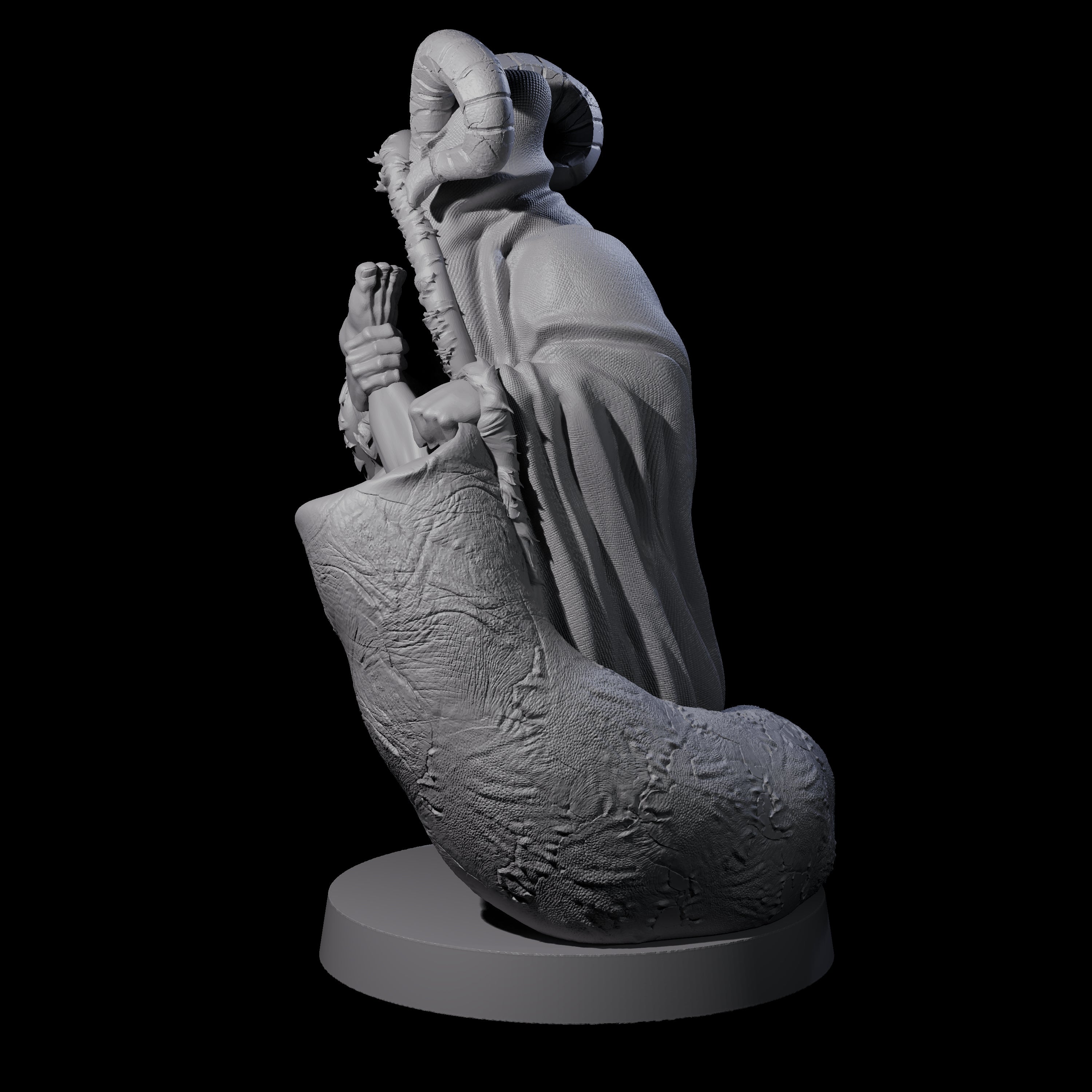 Capturing Krampus Miniature for Dungeons and Dragons, Pathfinder or other TTRPGs