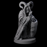 Capturing Krampus Miniature for Dungeons and Dragons, Pathfinder or other TTRPGs