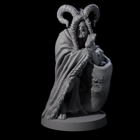 Capturing Krampus Miniature for Dungeons and Dragons, Pathfinder or other TTRPGs