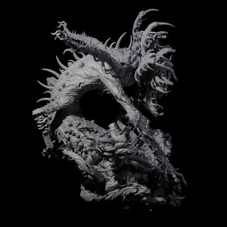 Carnivorous World Blight Horror Miniature for Dungeons and Dragons, Pathfinder or other TTRPGs