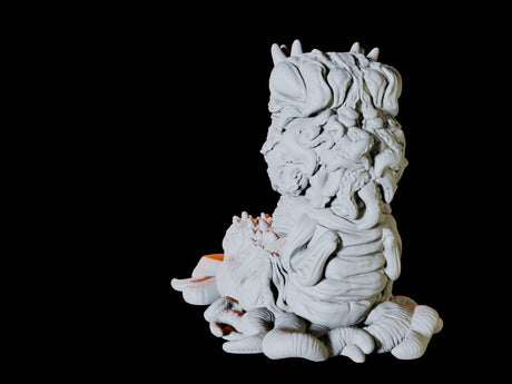 Carrion Crawler Type A Miniature for Dungeons and Dragons, Pathfinder or other TTRPGs