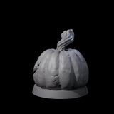 Carved Pumpkin Head Miniature for Dungeons and Dragons, Pathfinder or other TTRPGs
