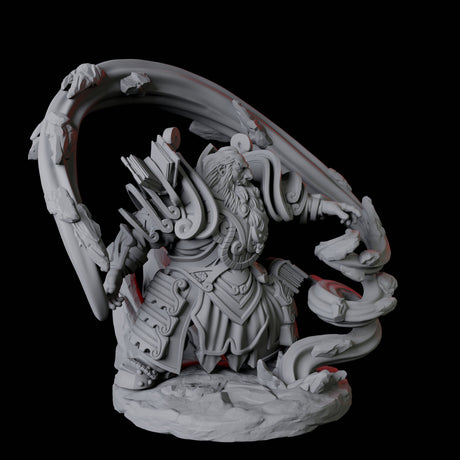 Casting Geomancer A Miniature for Dungeons and Dragons, Pathfinder or other TTRPGs