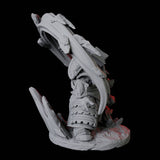 Casting Geomancer A Miniature for Dungeons and Dragons, Pathfinder or other TTRPGs