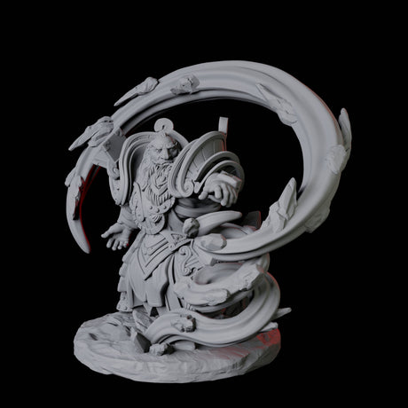 Casting Geomancer A Miniature for Dungeons and Dragons, Pathfinder or other TTRPGs