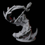 Casting Geomancer D Miniature for Dungeons and Dragons, Pathfinder or other TTRPGs