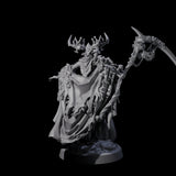Casting Spore Priest B Miniature for Dungeons and Dragons, Pathfinder or other TTRPGs