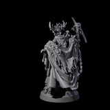 Casting Spore Priest B Miniature for Dungeons and Dragons, Pathfinder or other TTRPGs