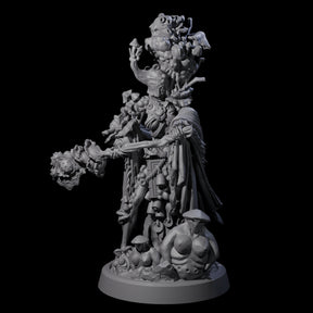 Casting Spore Priest D Miniature for Dungeons and Dragons, Pathfinder or other TTRPGs