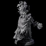 Casting Spore Priest D Miniature for Dungeons and Dragons, Pathfinder or other TTRPGs
