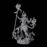 Casting Warlock Miniature for Dungeons and Dragons, Pathfinder or other TTRPGs
