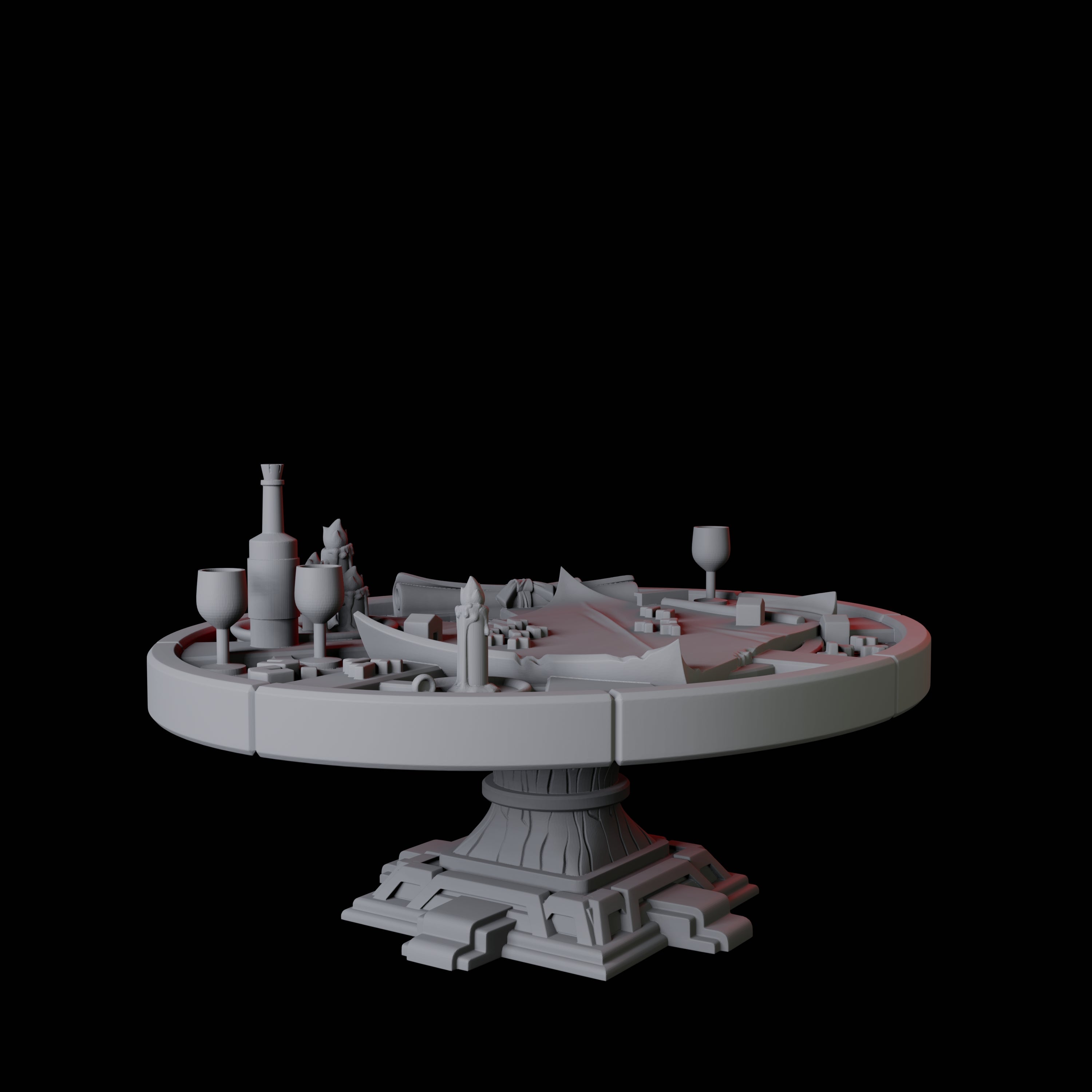 Castle Bedroom Furniture Miniature for Dungeons and Dragons, Pathfinder or other TTRPGs