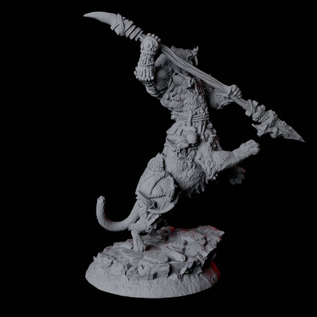 Cat Bear Centaur B Miniature for Dungeons and Dragons, Pathfinder or other TTRPGs