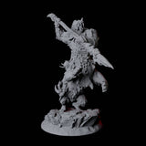 Cat Bear Centaur B Miniature for Dungeons and Dragons, Pathfinder or other TTRPGs