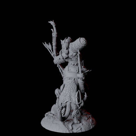 Cat Bear Centaur C Miniature for Dungeons and Dragons, Pathfinder or other TTRPGs
