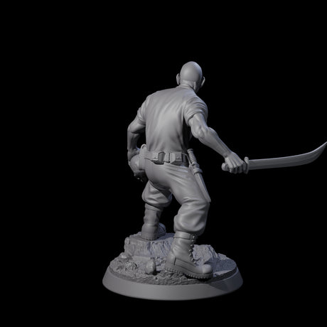 Cautious Jungle Explorer Miniature for Dungeons and Dragons, Pathfinder or other TTRPGs