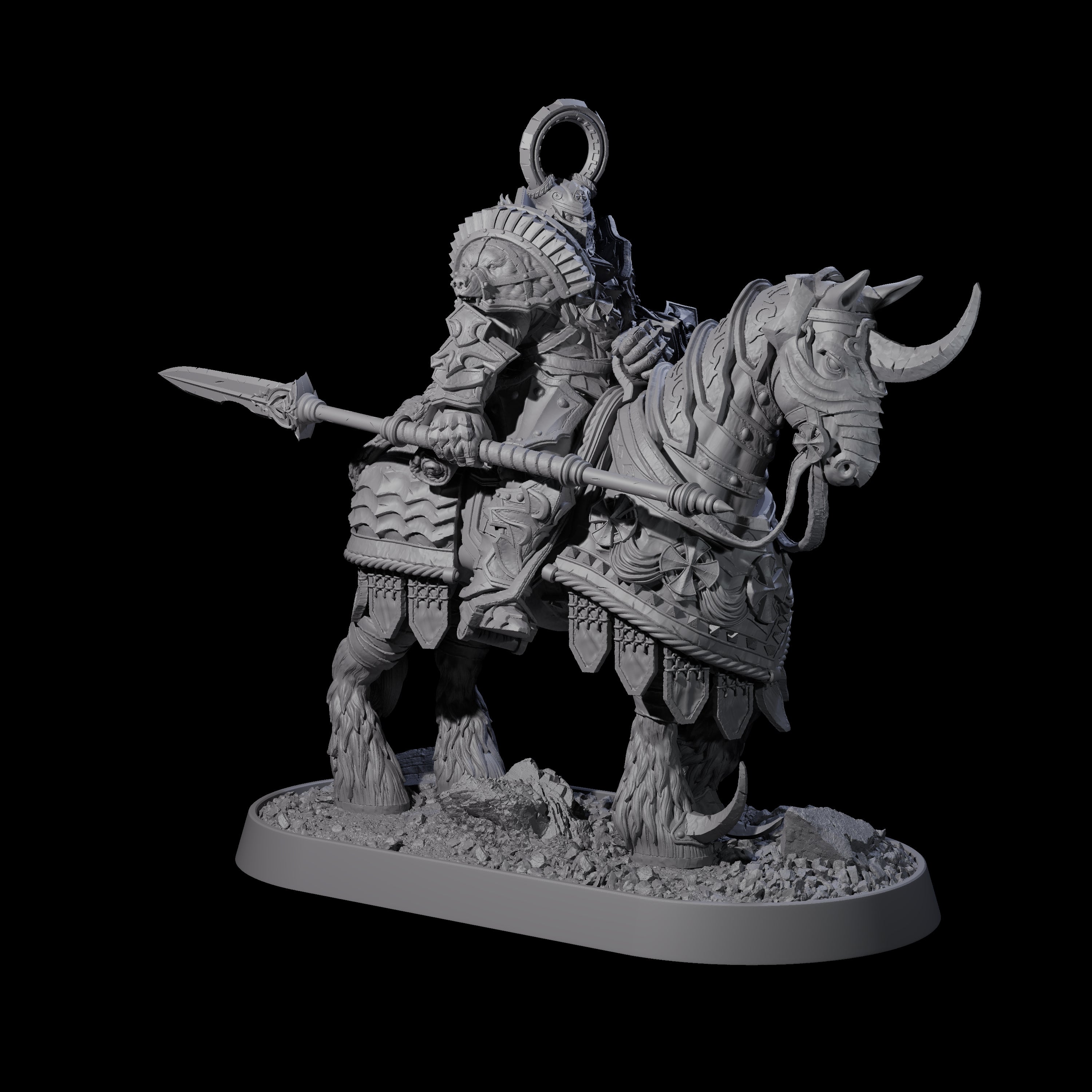 Cavalry of the Golden Circle B Miniature for Dungeons and Dragons, Pathfinder or other TTRPGs