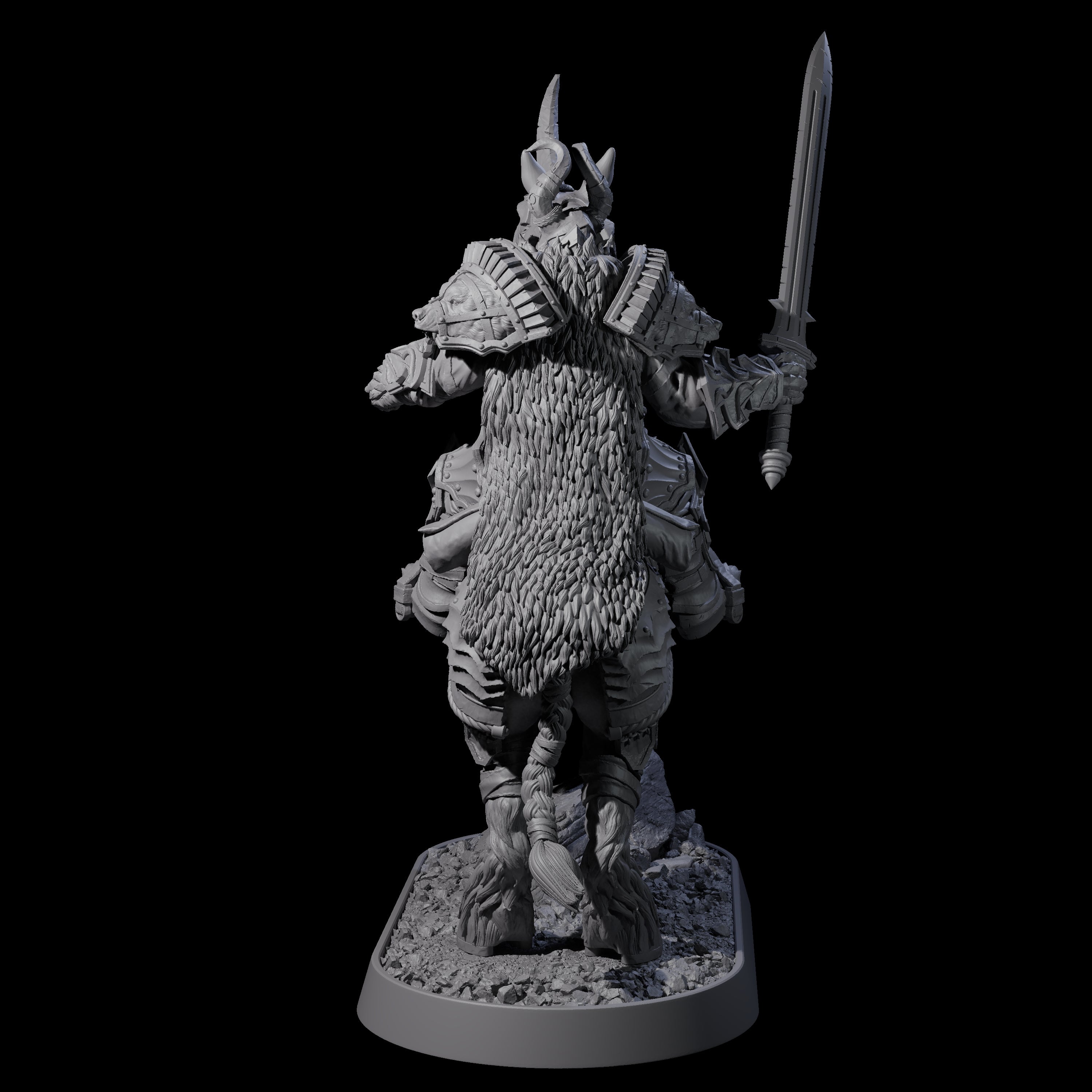 Cavalry of the Golden Circle C Miniature for Dungeons and Dragons, Pathfinder or other TTRPGs