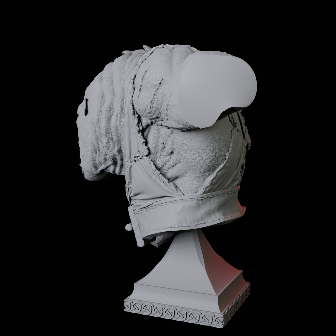 Cave Troll Bust Miniature for Dungeons and Dragons, Pathfinder or other TTRPGs