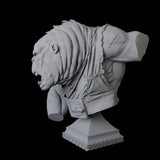 Cave Troll Bust Miniature for Dungeons and Dragons, Pathfinder or other TTRPGs