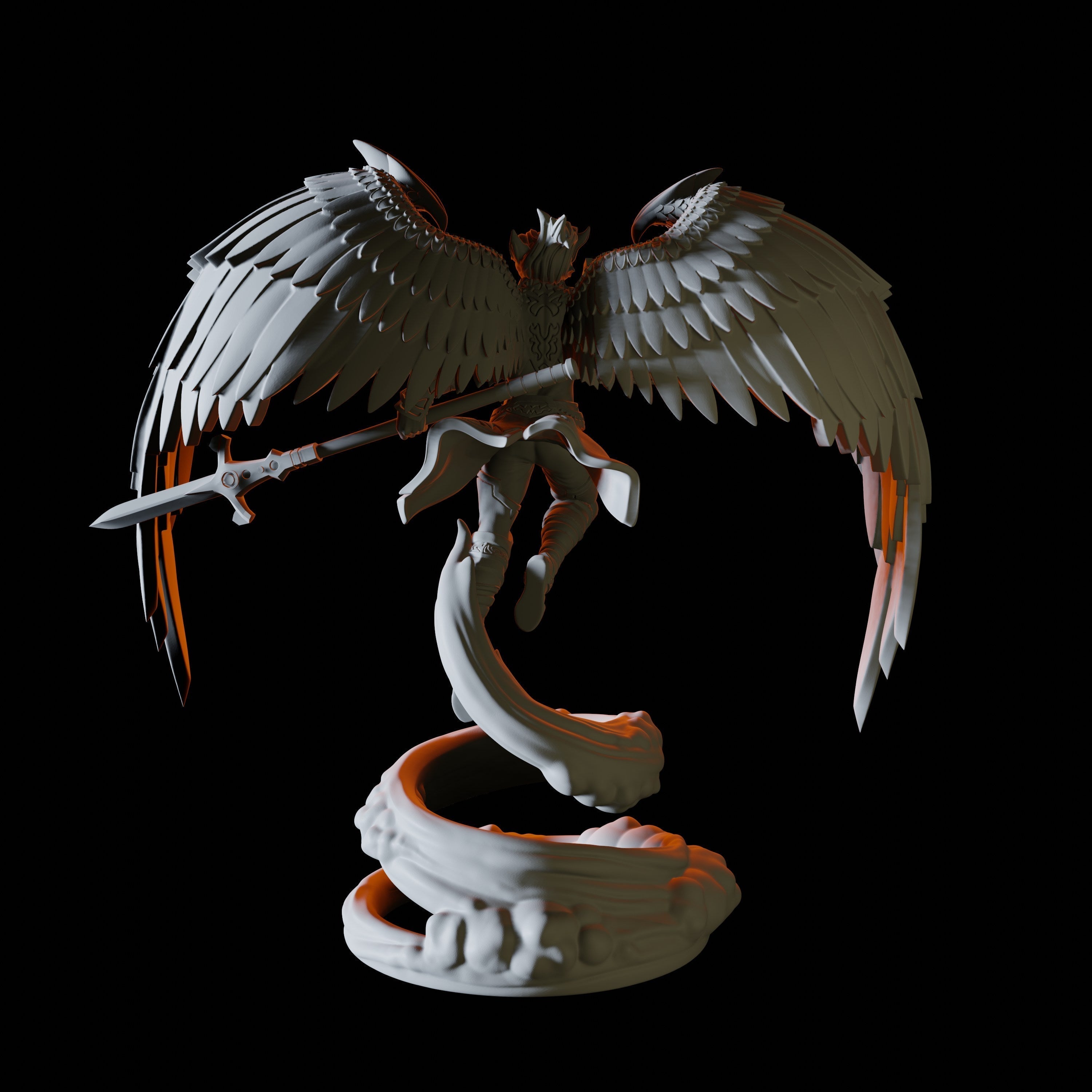 Celestial Champion Miniature for Dungeons and Dragons - Myth Forged