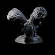 Celestial Dire Wolf Miniature for Dungeons and Dragons, Pathfinder or other TTRPGs