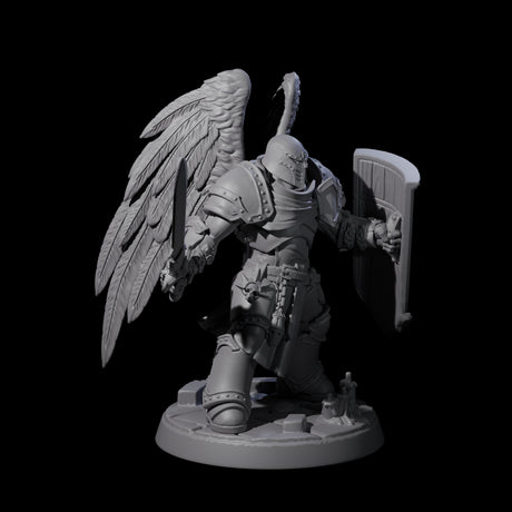 Celestial Foot Solider A Miniature for Dungeons and Dragons, Pathfinder or other TTRPGs