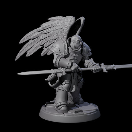 Celestial Foot Solider B Miniature for Dungeons and Dragons, Pathfinder or other TTRPGs