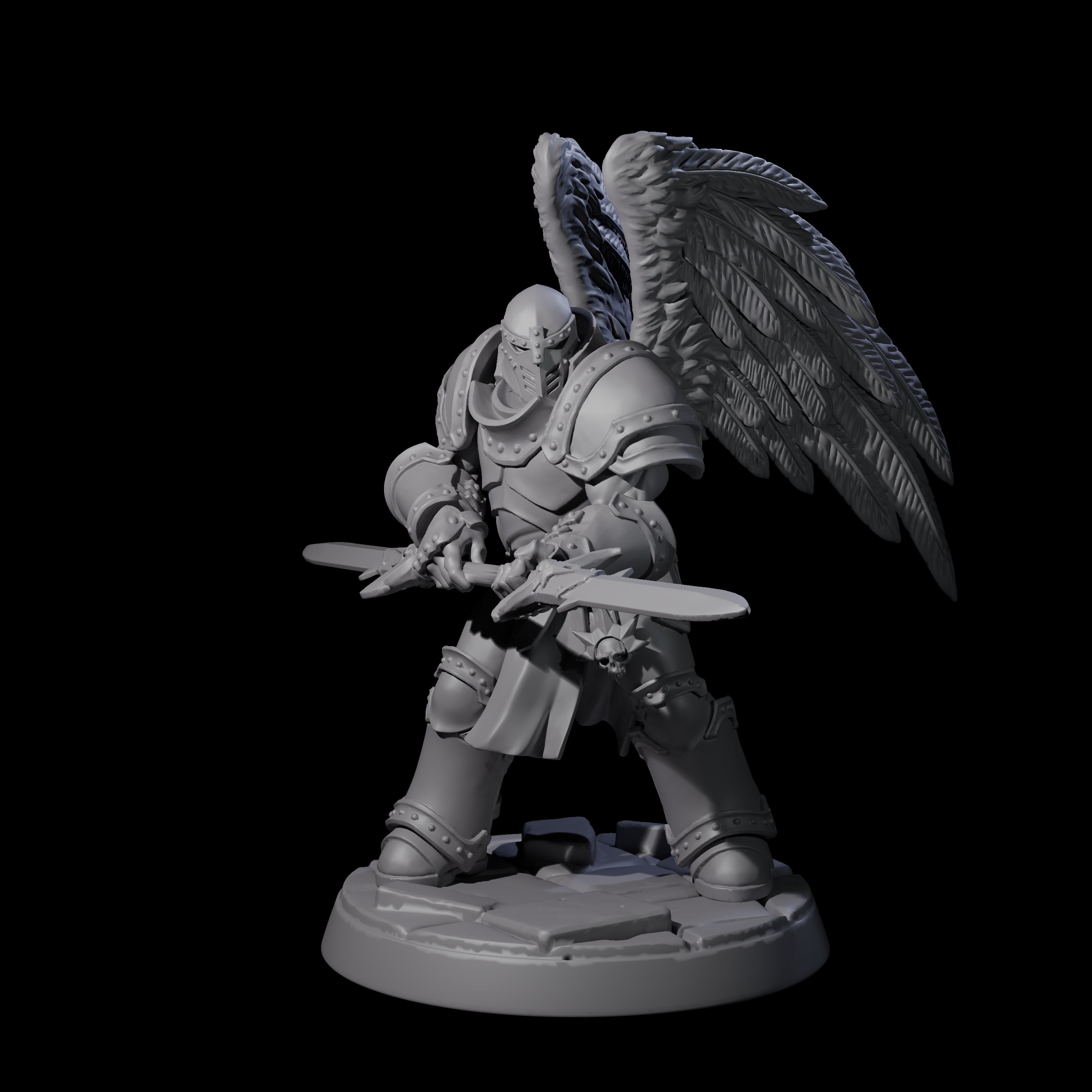 Celestial Foot Solider B Miniature for Dungeons and Dragons, Pathfinder or other TTRPGs