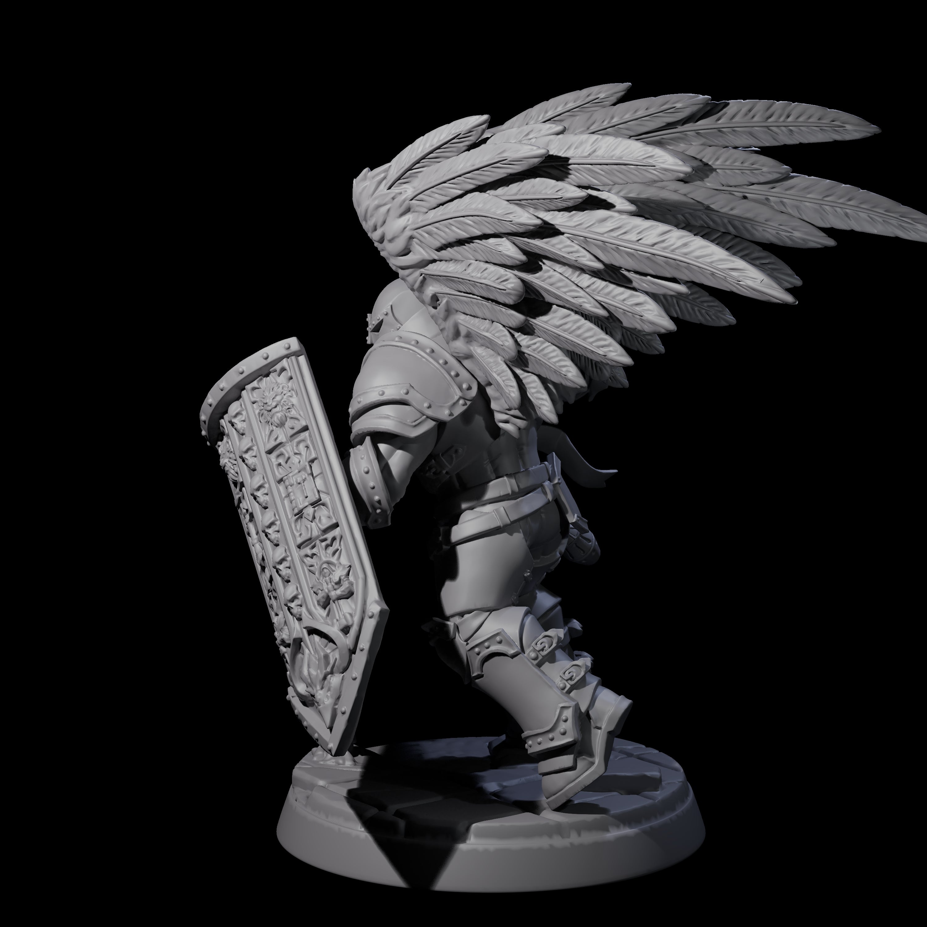Celestial Foot Solider C Miniature for Dungeons and Dragons, Pathfinder or other TTRPGs
